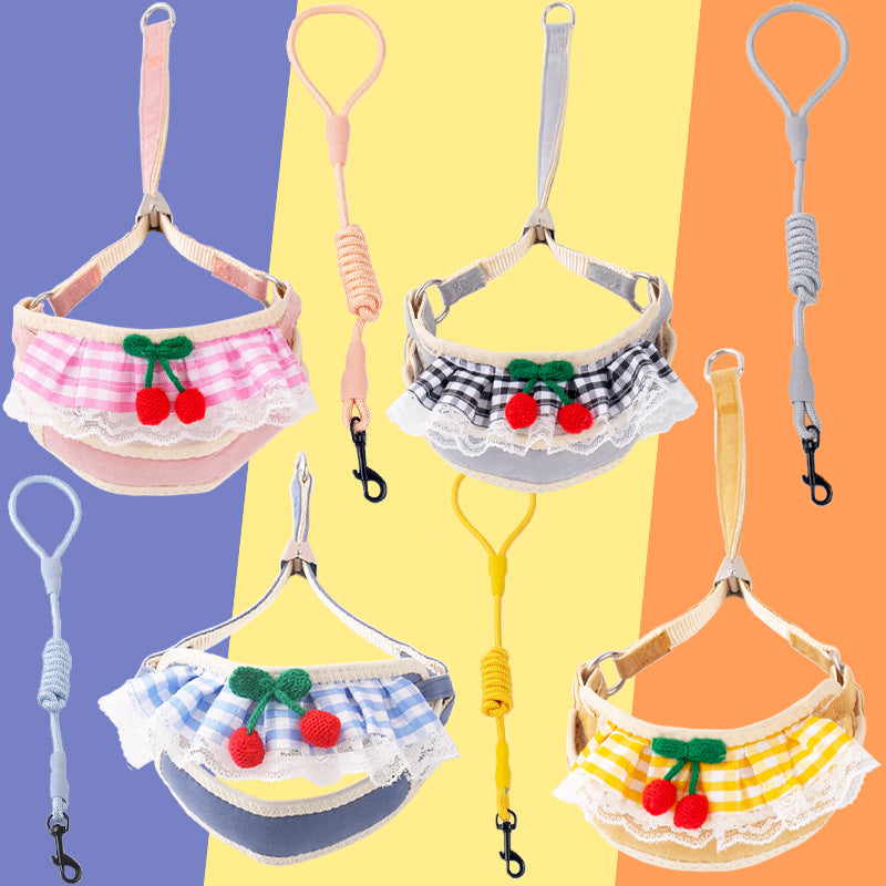 Cute Cat and Dog Harness & Leash Set