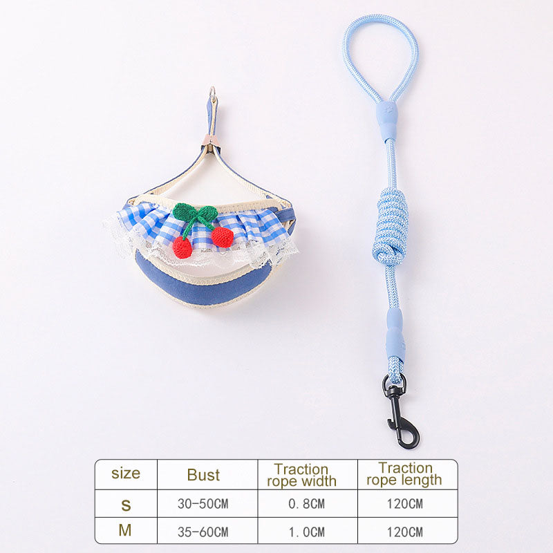 Cute Cat and Dog Harness & Leash Set