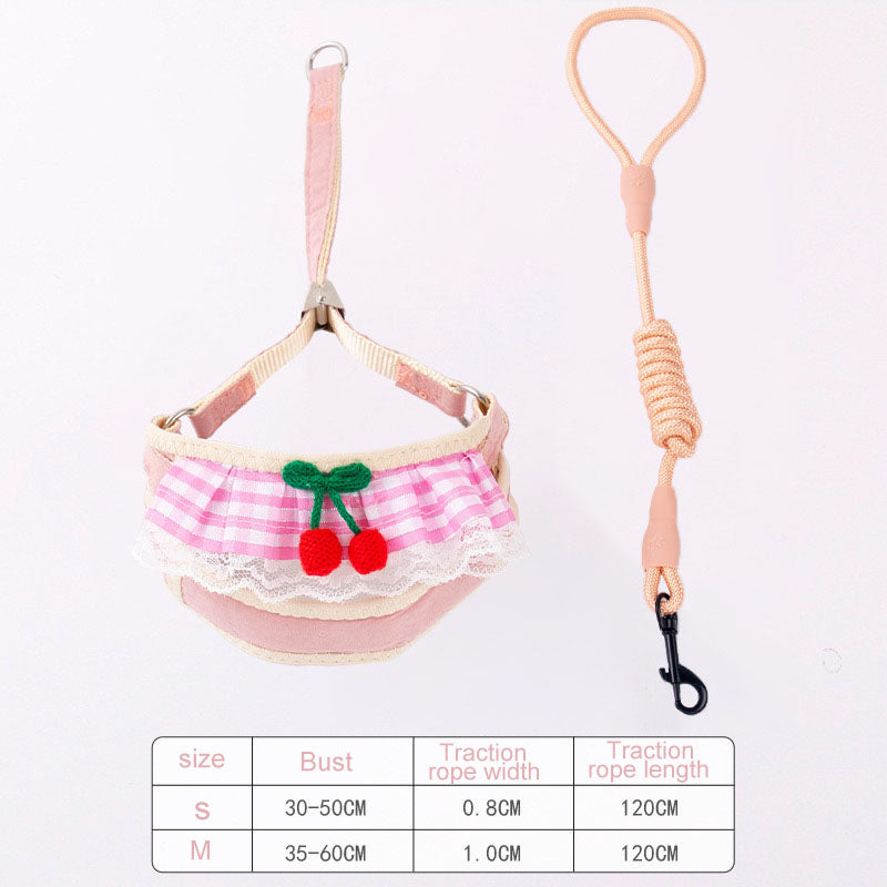 Cute Cat and Dog Harness & Leash Set