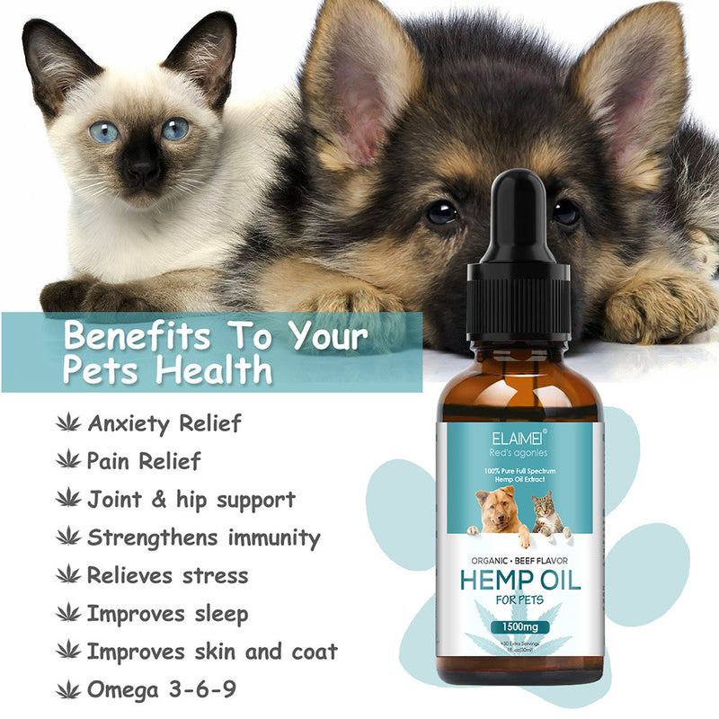 Organic Beef-Flavored Hemp Oi