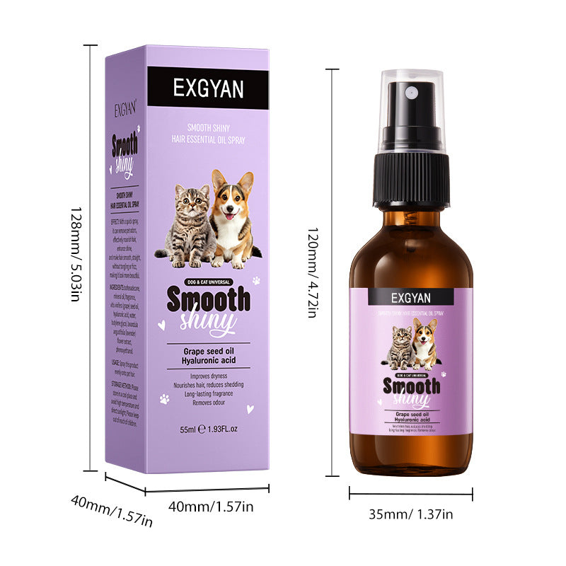 Spray of Pet Softening Hair Essential Oil