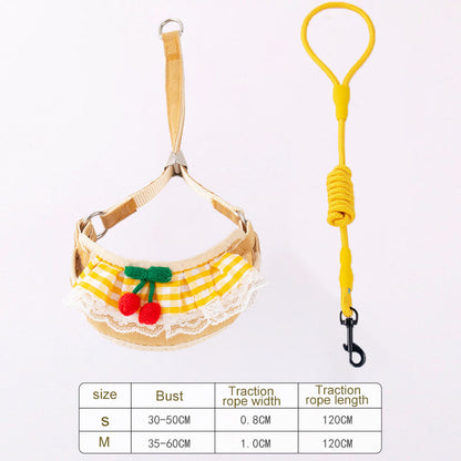 Cute Cat and Dog Harness & Leash Set